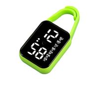 COOLHOOD Montre porte-clés portable avec veilleuse LED, vert fluorescent | Montre numérique tactile pour homme et femme - Cadeau idéal pour la maison et l'extérieur, veilleuse