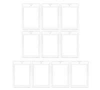 COOLHOOD Porte-cartes compact avec fermeture et couverture blindée pour collectionneurs Pochette transparente