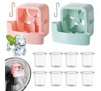 Cooling Fan Ice Attachment,Hangable Ice Box Cup Cooler (2*Mix)