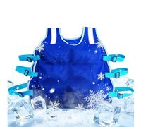 Cooling Vests - Polyester 53x46cm Adjustable Reflective Cooling Jacket | Lightweight Breathable Heat Relief Vest For Hot Weather Outdoor Work And Sports | Cool Vest For Running Construction Walk