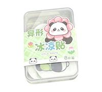 coolingPaetch- 8 Pieces coolingSticker, Gel coolingPad | Refreshing Fever Relief Paetchfor Children and Adults, Comfortable coolingCompress with Mint and Plant Ingredients, Long Duration coolingS