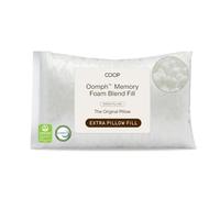 Coop Home Goods - Mousse à mémoire de forme à coupe croisée - Remplissage d'oreiller de densité moyenne de 0,9 kg - Recharge pour personnaliser votre oreiller réglable de qualité supérieure - Certifié