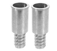 COOPHYA 2 Pièces Kit de Réparation pour Embout Fileté en Alliage D'aluminium 25mm, Adaptateur pour Perche de Nettoyage Compatible Manches en Acier Inoxydable et Bois, pour Rénovation