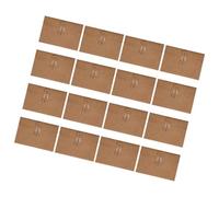 COOPHYA 20 Pièces Enveloppes Papier Kraft avec Fermeture Corde pour Cartes de Visite et Documents Petites Enveloppes Marron Multifonctions pour Bureau et Organisation à Domicile