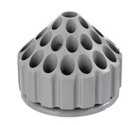 COOPHYA Boîte de Rangement pour Forets en Abs, Rotative à 360° | Design Nid D’abeille, Stable, Format Compact à 1 Pièce, pour Organiser Mèches, Tarauds et Fraises