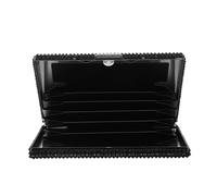 COOPHYA Boîte Porte-Cartes de Visite en Métal, Petit Étui à Cartes de Visite Noir, Acier Inoxydable, Design Orné de Cristaux, Fin 9,90x6,90x1,55cm, pour Voyages d'affaires et Déplacements
