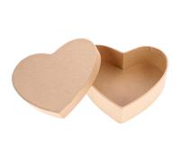 COOPHYA Boîte Présent Cœur en Carton, Petite Boîte pour Emballage de Bijoux et Bonbons, Coffret pour Présents Personnalisables Lors de Mariages et Fêtes