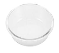 COOPHYA Bol de Cuisson Verre Rond Résistant à Haute Température pour Friteuse à Air Facile à Nettoyer pour Cuisson Festive et Desserts Fromage