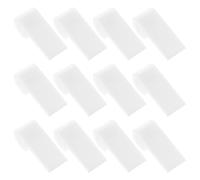 COOPHYA Clips de Ressort de Canapé Boucle à Clip Ovale P Lot de 50 en Plastique Blanc, Fixation Rapide et Solide pour Réparation de Meubles Maisons et Hôtels