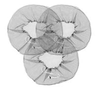 COOPHYA Filet de Sécurité pour Ventilateur Simple en Polyester Noir 3pcs, Réutilisable et Facile à Installer, Protection pour Bébé en Ambiance Estivale