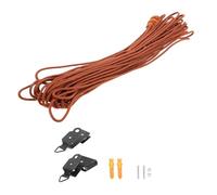 COOPHYA Kit de Réparation Stores enrouleurs avec Cordon Solide et Accessoires pour Stores Bambou et Rideaux Usage Intérieur 1 Set Couleur Aléatoire