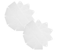 COOPHYA Lot de 10 Pochettes Transparentes en Pvc pour Protège-marque-pages, Étanches et Faciles à Transporter, pour Fournitures de Bureau et École