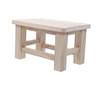 COOPHYA Petit Tabouret Bois Massif Élégant Multi-usages pour Garçon Fille et Adultes Marchepied Stable pour Changer de Chaussures Maison ou Entrée Dossier Finition Lisse et Stabilité