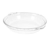 COOPHYA Plat à Tarte Verre Transparent Résistant aux Hautes Températures pour Four et Micro-ondes Cuisson Uniforme et Facile à Nettoyer