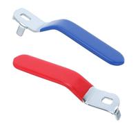 COOPHYA Poignée de Vanne Manuelle pour Robinet à Bille, Lot de 2 Pièces en Fer et Plastique, Résistante à L'usure, pour Usage Industriel et Pompes
