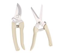 COOPHYA Sécateur de Jardin Outil de Jardinage 2pcs en Acier Inoxydable Ciseaux de Taille Haute Efficacité et Économie de Force pour Élagage et Récolte en Verger