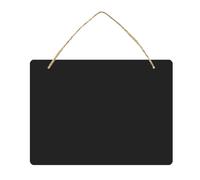 COOPHYA Tableau Noir à Corde Double Face Pratique et Élégant en Mdf 4 Pcs Panneau D'affichage Suspendu Pratique et Élégant Panneau D'affichage Suspendu pour Décor Maison et Accessoire