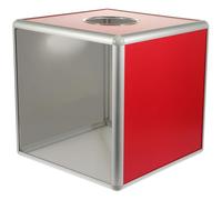 COOPHYA Urne Électorale et Tirage Sort Couleur Réunion en Alliage D'aluminium Sécurisée, Boîte de Loterie Transparente Plusieurs Styles pour Collecte de Couleur Plusieurs Styles
