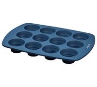 COOX Moule à muffins en silicone (bleu gris)