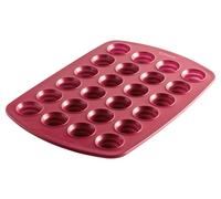 COOX Moule à muffins en silicone (rouge)