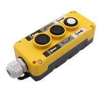 COP-2B/3B/4B Interrupteur de commande de grue, 2 A/5 A 250 V/500 V à suspendre pour palan de levage dans les bâtiments et entrepôts, ABS ignifuge, orange-jaune (COP-3B)