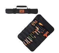 Copechilla Trousse à outils enroulable - Sac à outils moto vélo Oxford étanche - Avec poignée et poches pour clés tournevis