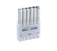 COPIC 21075151 Marqueurs sketch, set de 12 "Nuances de gris CG"