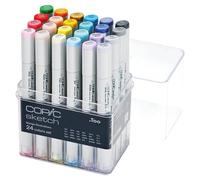 COPIC 21075525 COPIC Marker sketch, set de 24 "Manga Illustration"