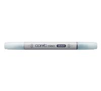 COPIC Ciao B000, Pale Porcelain Blue, Twin Marker avec une pointe moyenne et une pointe Brush