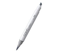 COPIC Ciao C-1, Cool Gray No. 1, marqueur twin avec une pointe moyenne et une pointe pinceau