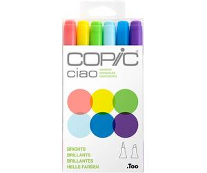 Copic Ciao Cartouche d'encre Brights 6 pièces