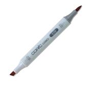 COPIC Ciao E08, Brown, Twin Marker avec Une Pointe Moyenne et Une Pointe Pinceau