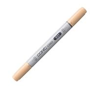 COPIC Ciao E51, Milky White, marqueur twin avec une pointe moyenne et une pointe pinceau