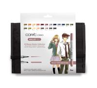 COPIC Ciao Manga Set « Amour », set de 20 pièces dans un portefeuille, Twin Marker avec une pointe moyenne et une pointe Brush