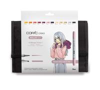 COPIC Ciao double face Brush & Chisel 12, Manga witch tones dans une trousse à crayons