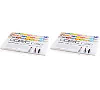 COPIC Ciao Marker Pad, 50 feuilles de papier marqueur DIN A5, 75g/m² papier à dessin pour marqueurs Copic, ultra blanc, sans acide, sans chlore (Lot de 2)