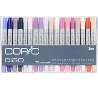Copic Ciao Set B Marqueurs graphiques - Rechargeables avec Copic Ink - 72pcs