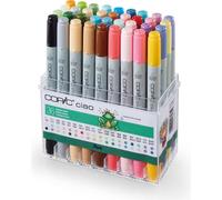 Copic Ciao Set Marqueurs graphiques - Couleurs brillantes - Rechargeable avec Copic Ink - 36pcs