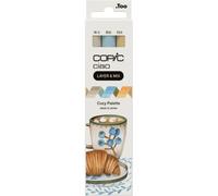 COPIC Set de marqueurs Ciao Cozy Palette – 3 couleurs – pointe moyenne et brosse