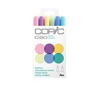 Copic Marqueur Ciao, Kit De 6 "Pastels" 0,000000 Noir