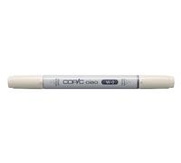 COPIC Ciao W-0, Warm Gray No. 0, Twin Marker avec une pointe moyenne et une pointe pinceau