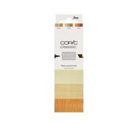 Copic Classic DESIGNER COLLECTION Set Pale wood tints, Set de marqueurs avec 3 tons chauds de brun, marqueur Twin avec une pointe large et une pointe fine