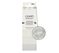 Copic Classic DESIGNER COLLECTION Set Soft cotton tints, set de marqueurs avec 3 teintes de blanc crème, marqueur Twin avec une pointe large et une pointe fine