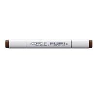 COPIC Classic E77, Maroon, Twin Marker avec Une Pointe Moyenne et Une Pointe Fine