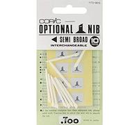 COPIC Classic, Optional Nib, Semi Broad, 10 Pointes de Rechange pour Twin Marker avec Une Pointe Large et Une Pointe Fine