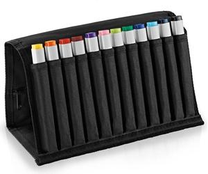 Copic Classic Set Marqueurs graphiques en portefeuille - Couleurs de base - Rechargeable avec Copic Ink - 12pcs