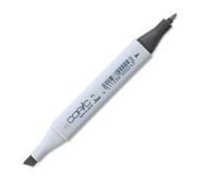 COPIC Classic T-1, Toner Gray No. 1, Twin Marker avec une pointe moyenne et une pointe fine