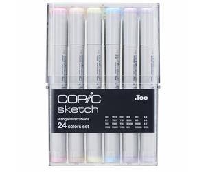 COPIC Marker sketch, 24er Set "Manga Illustration"