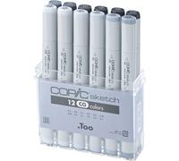 COPIC Marker sketch Set de 12 "Teintes de gris CG"