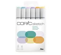 COPIC Marker sketch Set de 6 "Pale Pastels